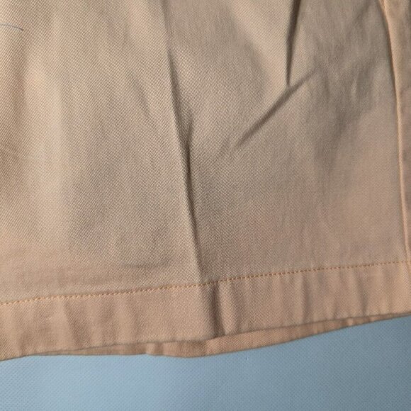 NEW Size 38 Men's Roundtree & Yorke Khaki Shorts 5.5" Inseam Stretch Peach - Picture 5 of 5